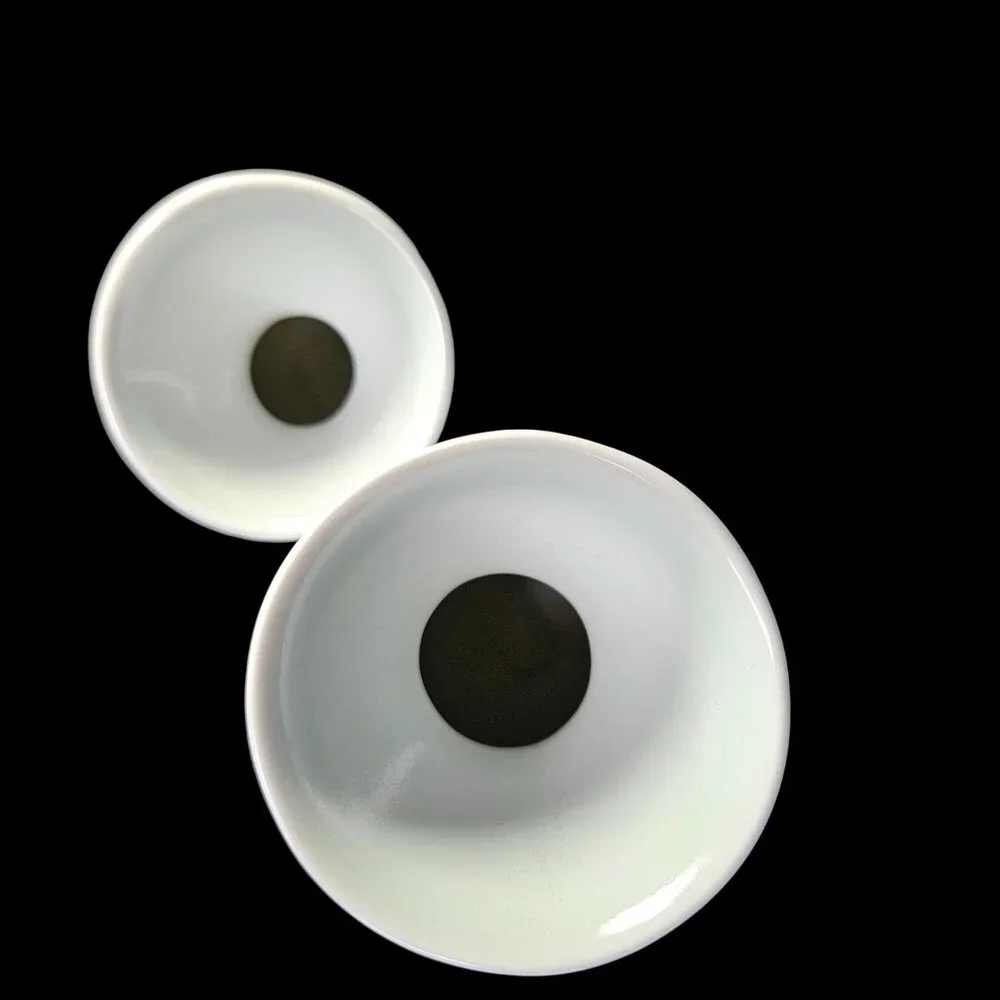 Spin Double Vase Contemporary Design Red Bamboo Jingdezhen China Gift Box‎ READ